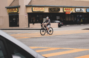 Bicyclist Injured in Crash