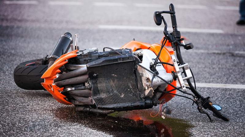 Motorcycle Crash Leaves One Hurt on Harrison Ave