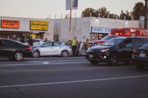One Hurt in Three-Vehicle Crash at McGee Ave